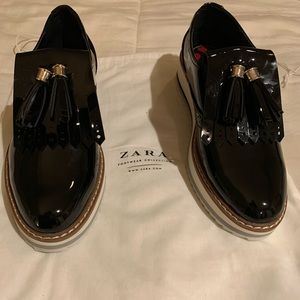Zara derby loafers